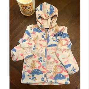 Girls full zip patagonia fleece